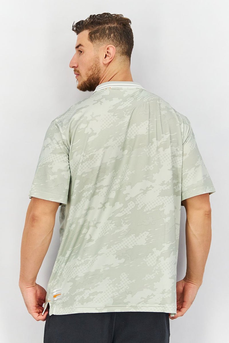 PUMA Men Sportswear Fit Camouflage Polo Shirt, Light Grey - Image 4